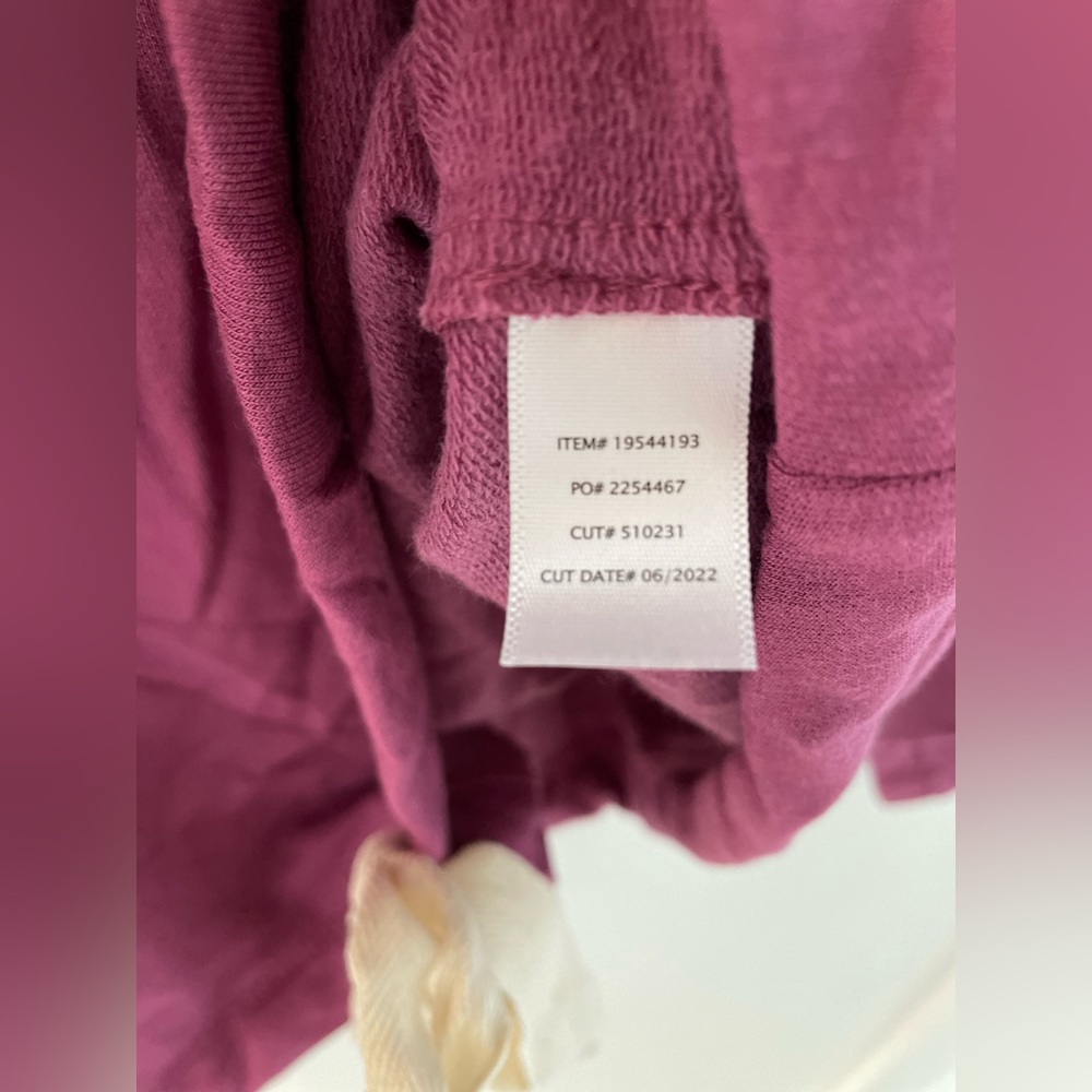 TORRID Dream Fleece Cowl Neck Lounge Sweatshirt in Violet Quartz Size 0 | Large - Picture 12 of 12
